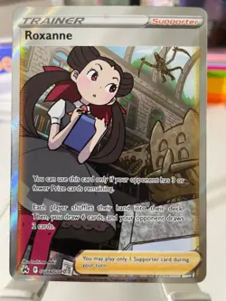 Roxanne GG66/GG70 Crown Zenith Galarian Gallery Ultra Rare Pokemon TCG - NM - Image 1