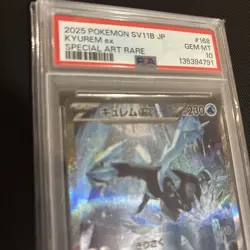 Pokemon Kyurem ex 168/086 SV11B Black Bolt SAR Holo EX 230 HP PSA 10 Japanese - Image 4