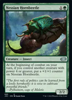 Nessian Hornbeetle - Jumpstart 2022 #695 MTG Magic The Gathering - Image 1