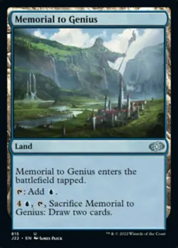 Memorial to Genius - Jumpstart 2022 #815 MTG Magic The Gathering - Image 1