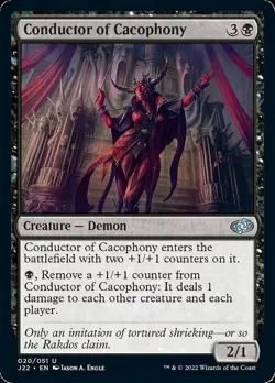 Conductor of Cacophony - Jumpstart 2022 #20 MTG Magic The Gathering - Image 1