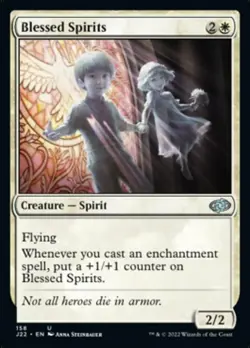 Blessed Spirits - Jumpstart 2022 #158 MTG Magic The Gathering - Image 1