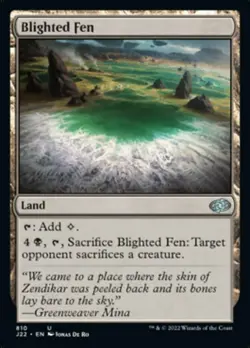 Blighted Fen - Jumpstart 2022 #810 MTG Magic The Gathering - Image 1