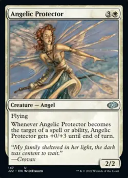 Angelic Protector - Jumpstart 2022 #147 MTG Magic The Gathering - Image 1