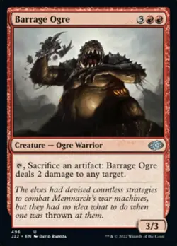 Barrage Ogre - Jumpstart 2022 #496 MTG Magic The Gathering - Image 1