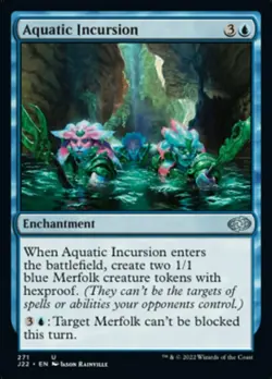 Aquatic Incursion - Jumpstart 2022 #271 MTG Magic The Gathering - Image 1