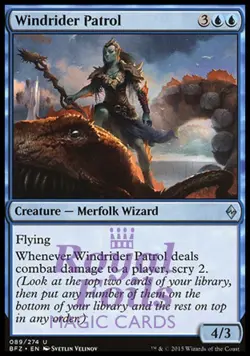 Windrider Patrol 2x FOIL BFZ MTG Battle for Zendikar Uncommon NM blue - Image 1