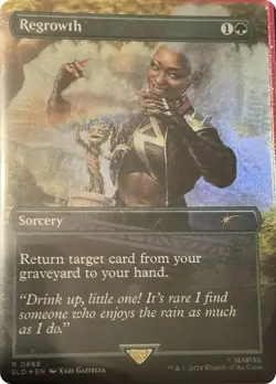 MTG Regrowth (Rainbow Foil) [Secret Lair Drop Series] Foil Near Mint Magic - Image 1