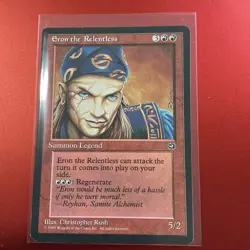 MTG Homelands Eron the Relentless LP Uncommon - Image 1