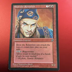 MTG Homelands Eron the Relentless LP Uncommon - Image 2