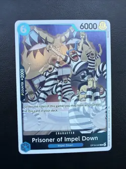Prisoner of Impel Down OP16-042 R The Time of Battle Foil English One Piece - Image 1