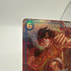 One Piece Monkey D. Luffy OP02-062 Alt Art SR Paramount War English Foil Card - Image 3