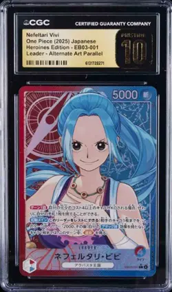2025 Nefeltari Vivi One Piece JPN Heroines Edition Leader Alternate Art CGC10 - Image 1