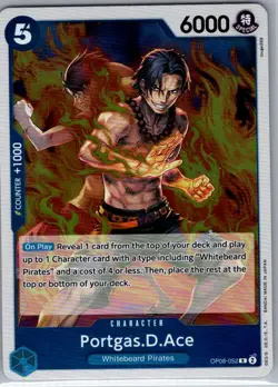 Portgas.D.Ace OP08-052 English Two Legends - One Piece Card - NM - Image 1