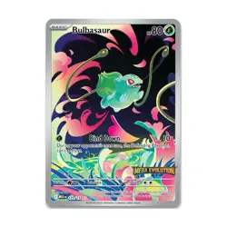 Pokemon Bulbasaur IR Mega Evolution 133/132 In Hand English - NM- BOX TOPPER - Image 1