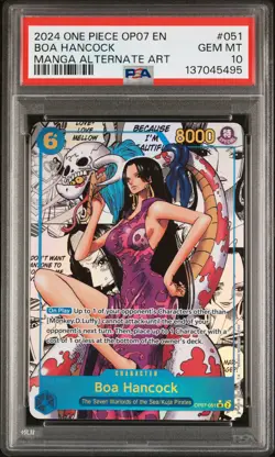 2024 ONE PIECE OP07-500 YEARS IN THE FUTURE #051 BOA HANCOCK PSA 10 - Image 1