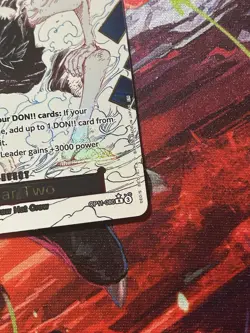 One Piece TCG A Fist of Divine Speed Gear Two Luffy Alt Art OP11-080 Nm/lp - Image 3