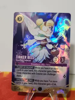Tinker Bell - Snowflake Collector (Store Championship) 34 Disney Lorcana... - Image 1