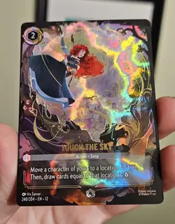 Disney Lorcana - "Touch the Sky" (ENCHANTED RARE) Wilds Unknown Merida 240/204 - Image 2