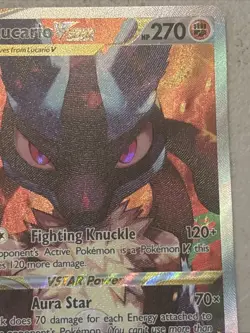 Lucario VSTAR SWSH291 SWSH: Sword & Shield Promo Cards Holo - Image 3