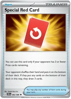 Special Red Card 082/086 Uncommon Chaos Rising - Image 1