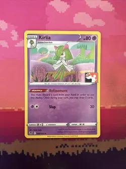 Pokemon Card Kirlia Silver Tempest Prize Pack Cosmo Holo 068/195 Near Mint - Image 1
