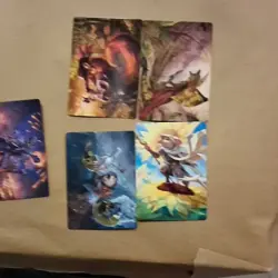 MTG Bloomburrow Art Series Lot 12 Cards 2 Gold Stamped Signature Pack Fresh - Image 4