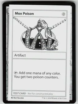 Mox Poison Special Mystery Booster 2 Playtest Cards MTG Near Mint 2024 - Image 1