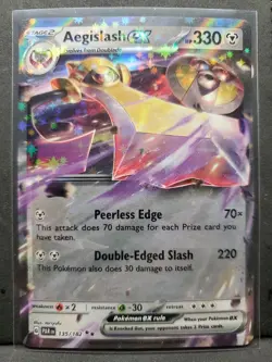 Aegislash ex - 135/182 - Pokemon Paradox Rift Ultra Rare Card NM - Image 1