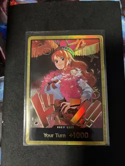 DON!! Card (Nami) (Gold) Extra Booster: One Piece Heroines Edition Foil - Image 1
