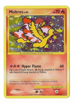 2009 Pokemon Platinum Moltres-Holo Supreme Victors Card - Image 1