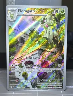 Pokemon TCG Floragato Scarlet & Violet Paldea Evolved Holo Card 197/193 Full Art - Image 1