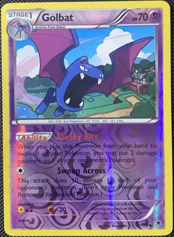 Golbat 32/119 XY - Phantom Forces Reverse Holo - Pokemon Card - Image 1