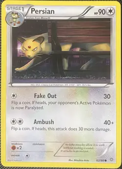 Persian 62/98 XY - Ancient Origins Regular - Pokemon Card - Image 1