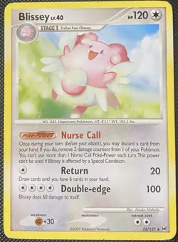 Blissey 22/127 Platinum Regular - Pokemon Card - Image 1