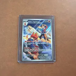 Pokemon Ethan’s Magcargo 222/217 Illustration Rare Holo Card Ascended Heros NM - Image 1
