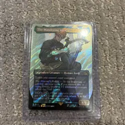 The Wandering Minstrel (Borderless) (Surge Foil) -Foil Near Mint MTG - Image 1