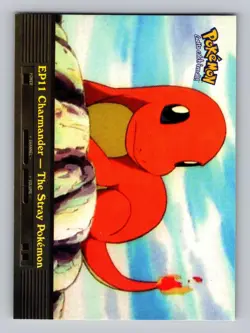 EP11 Charmander - The Stray Pokemon #133 Topps Trading Cards Series 2 Pokemon NM - Image 1
