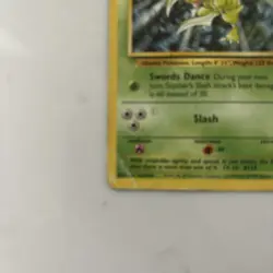 Pokemon TCG Scyther 26/64 1999 Jungle Non-Holo Rare Card - Image 3