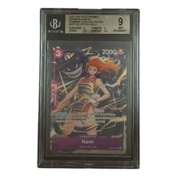 2025 ONE PIECE PROMOS PREM. CARD COLL. BEST SELC. VOL.4 NAMI #OP09-070 BGS 9 - Image 1