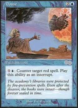 Douse ~ Moderately Played Urza's Saga MTG Magic UltimateMTG Blue Card - Image 1