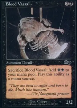 Blood Vassal ~ Lightly Played Urza's Saga MTG Magic UltimateMTG Black Card - Image 1