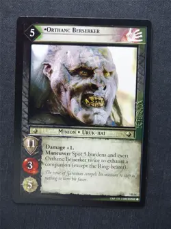 Orthanc Berserker 3 R 66 - LotR Cards #3A - Image 1