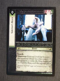 Saruman's Reach 1 R 137 - LotR Cards #65N - Image 1