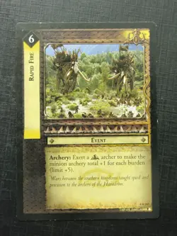Rapid Fire 4 R 243 - Lotr Card # 13I6 - Image 1