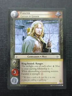 Farmir Captain of Gondor 0 P 35 - Lotr Card # 13H24 - Image 1