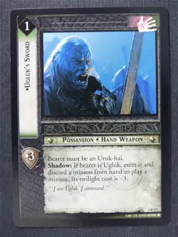 Ugluk's Sword 4 R 177 - LotR Cards #3NW - Image 1