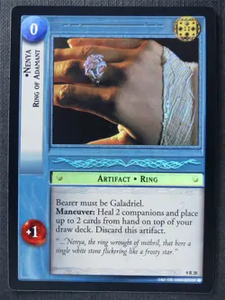 Nenya Ring of Adamant 9 R 20 Foil - LotR Card #3EA - Image 1