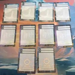 10 Card Lot Of MTG Helper Cards. See Pic For Versions And Amount From Each Set - Image 1