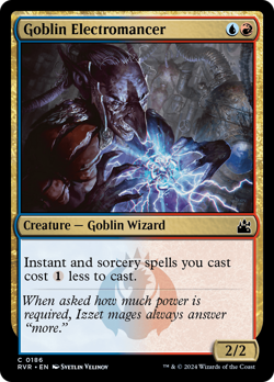 Goblin Electromancer [Ravnica Remastered] Foil Near Mint - Image 1